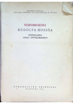 Wspomnienia Rudolfa Hoessa