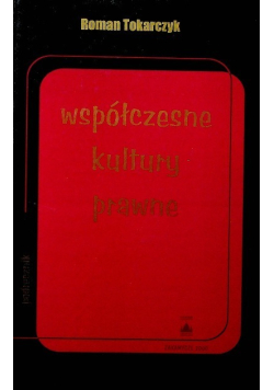 Współczesne kultury prawne
