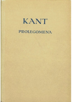 Prolegomena
