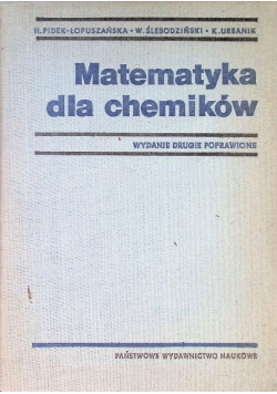 Matematyka dla chemików