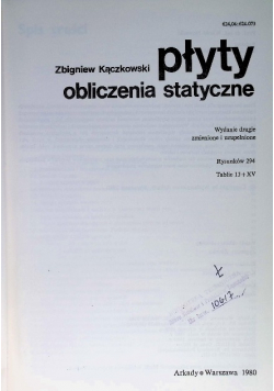 Płyty obliczenia statystyczne