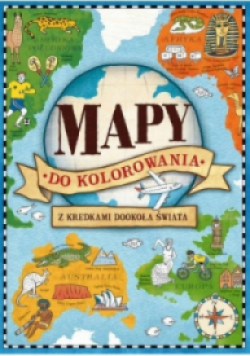 Mapy do kolorowania Z kredkami dookoła świata