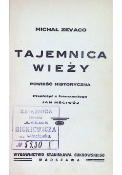 Tajemnica wieży 1950 r.