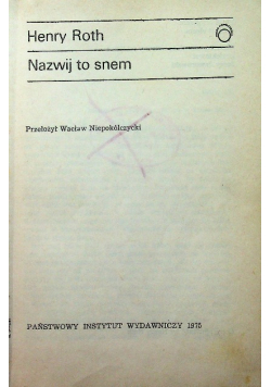 Nazwij to snem