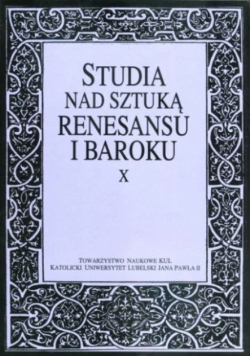 Studia nad sztuką renesansu i baroku X