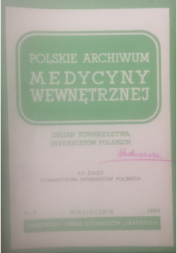 Polskie Archiwum Medycyny wewnętrznej Nr 8