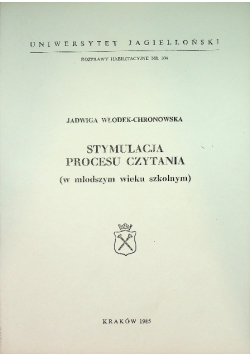 Stymulacja procesu czytania (w młodszym wieku szkolnym)