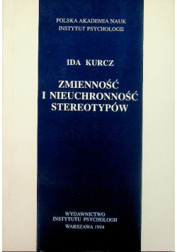 Zmienność i nieuchronność stereotypów