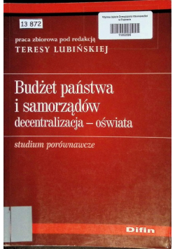 Budżet państwa i samorządów