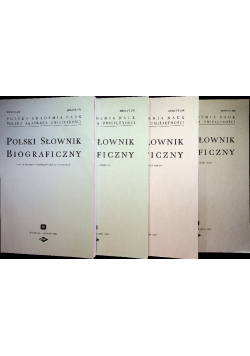 Polski słownik Biograficzny Tom XLI Zeszyt 168 - 171