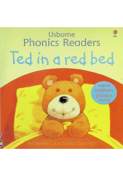 Ted in a red bed