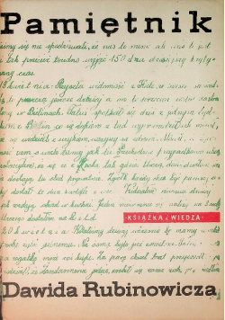Pamiętnik Dawida Rubinowicza