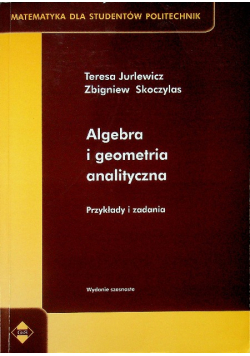 Algebra i geometria analityczna