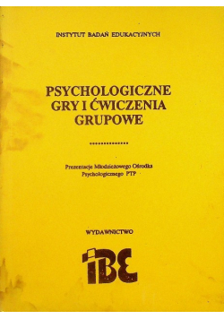 Psychologiczne gry i ćwiczenia grupowe