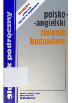 Polsko-angielski słownik budowlany