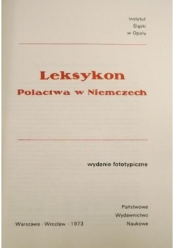 Leksykon Polactwa w Niemczech