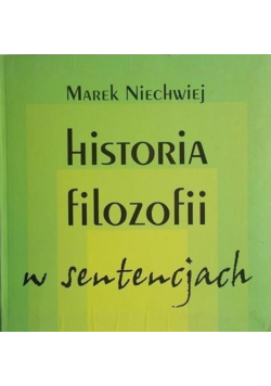 Historia filozofii w sentencjach