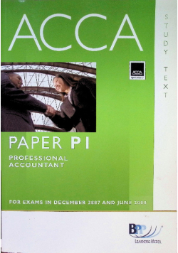 ACCA P1 Professional Accountan