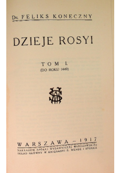 Dzieje Rosyi