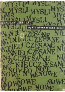 Myśli nieuczesane nowe