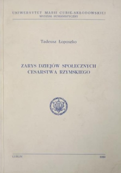Zarys dziejów społecznych Cesarstwa Rzymskiego