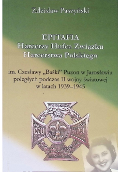 Epitafia harcerzy huca związku harcerstwa polskiego