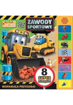 Książeczka dźwiękowa. My first JCB Zawody sportowe