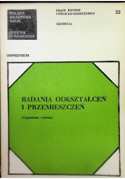 Badanie odkształceń i przemieszczeń