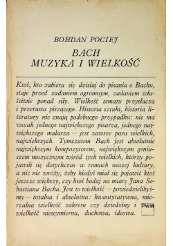 Bach  Muzyka i wielkość