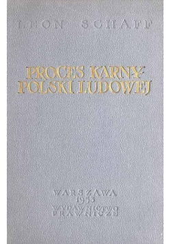 Proces karny polski ludowej
