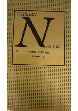 Norwid Pisma wybrane Tom 1 Wiersze