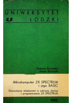 Mikrokomputer ZX Spectrum i jego basic