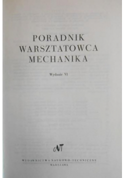 Poradnik warsztatowca mechanika