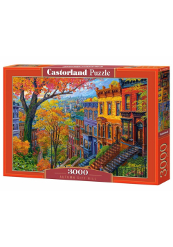 Puzzle 3000 Autumn City Hill CASTOR