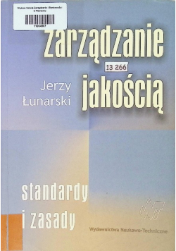 Zarządzanie jakością Standardy i zasady