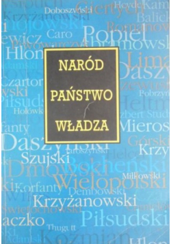 Naród państwo władza