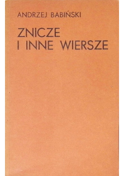 Znicze i inne wiersze