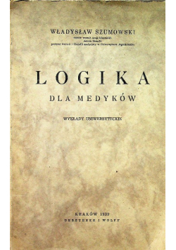 Logika dla medyków 1939 r.