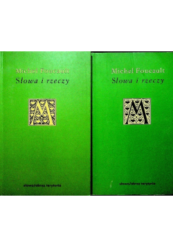 Słowa i rzeczy Tom 1 i 2