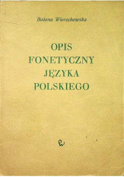 Opis fonetyczny języka polskiego