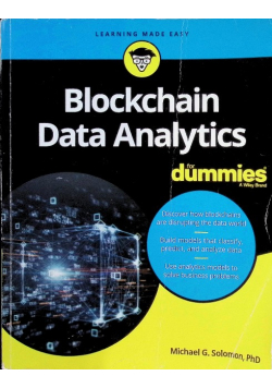 Blockchain Data Analytics For Dummies