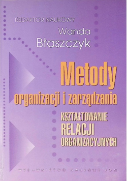 Metody organizacji i zarządzania