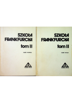 Szkoła Frankfurcka Tom II Część 1 i 2