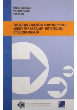 Tworzenie związków kooperacyjnych między MSP oraz MSP i instytucjami otoczenia biznesu