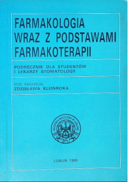 Farmakologia wraz z podstawami farmakoterapii
