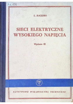 Sieci elektryczne wysokiego napięcia