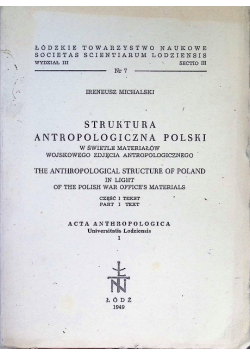 Struktura antropologiczna Polski w świetle materiałów wojskowego zdjęcia antropologicznego 1949 r.