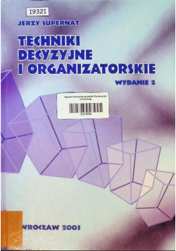 Techniki decyzyjne i organizatorskie