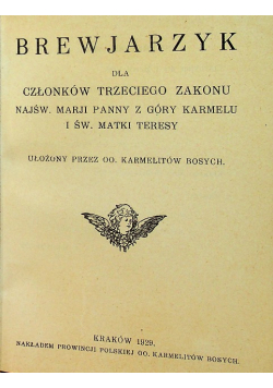 Brewjarzyk 1929 r.