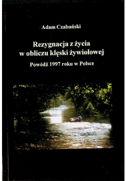 Rezygnacja z życia w obliczu klęski żywiołowej